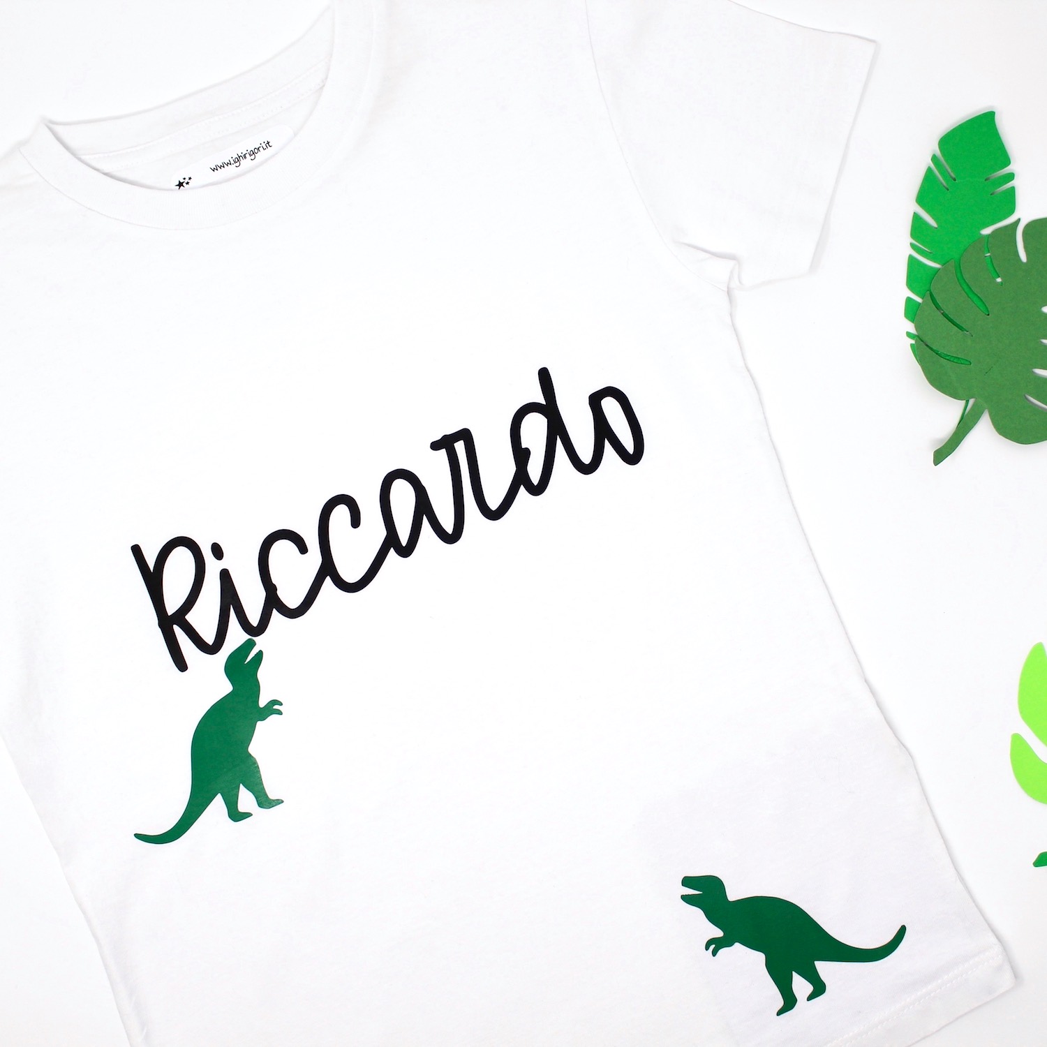 Abbigliamento Abbigliamento unisex bimbi Top e magliette T-shirt Set di dinosauri abbinato di tre magliette per fratelli 