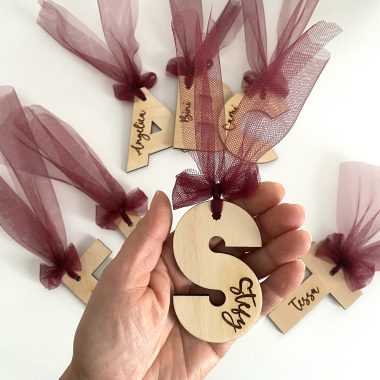 LETTERA DI LEGNO CON NOME